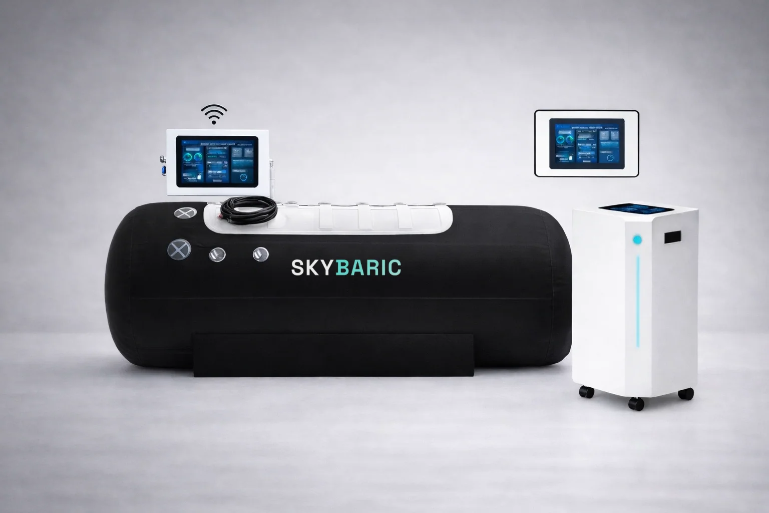 Skybaric Pro hyperbaric chamber with oxygen concentrator